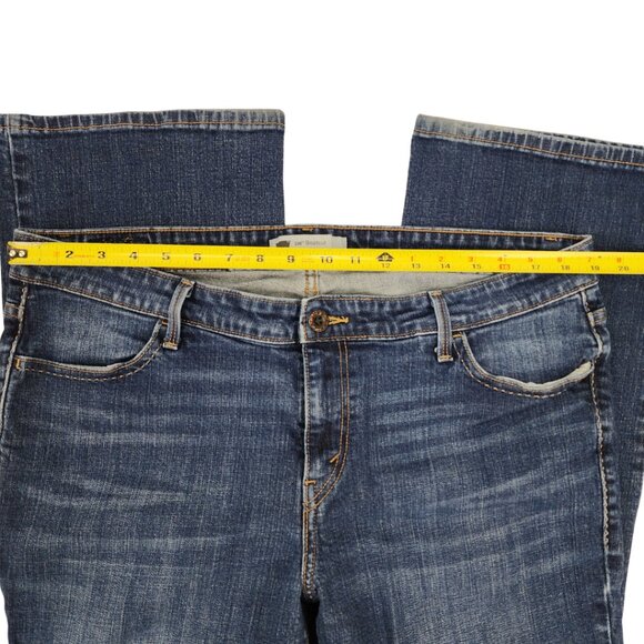 Levi’s 590 Boot Cut Womens 18 18S 38x28 Mid Rise Jeans Open Top Flap Pockets - Picture 11 of 14